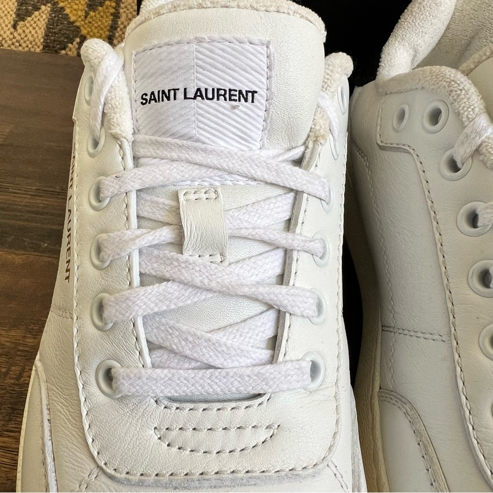 Saint Laurent $880 SL/61 Low-Top Sneakers Unisex EU40 W10 M7 (Display Models) - Picture 8 of 16